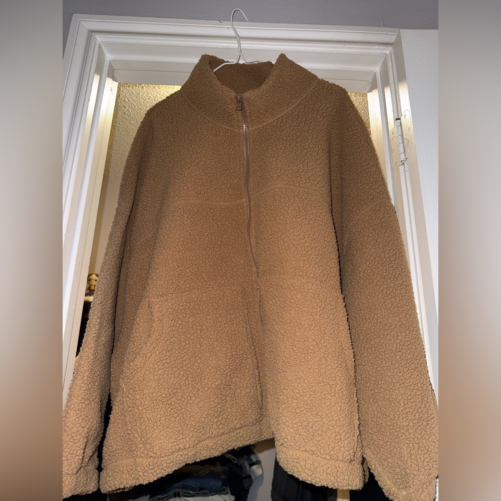“PLUS SIZE” Old Navy Cozy Brown Sherpa Jacket